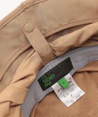 PW CIRCULUS 【手洗い洗濯可 / シェード付】【UNISEX】NEW！サンシェードバケットハット  ゴルフ ベージュ系