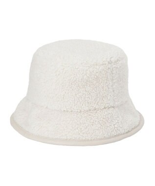 MOONBAT FURLA 【日本製】パイピング×ボア クロッシェハット オフホワイト