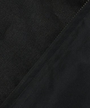 23区 【エステータ】シルクブレンド ライトタフタ ジップアップ ベスト ブラック