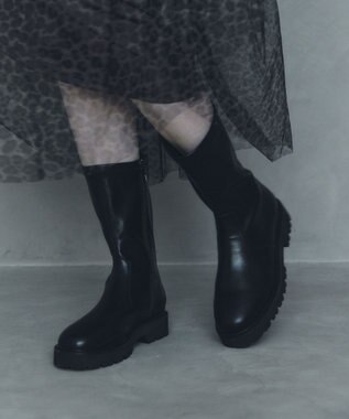 YECCA VECCA トラックソールブーツ Black