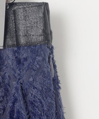 自由区 【Exclusive】ジオメトリックジャガード スカート ネイビー