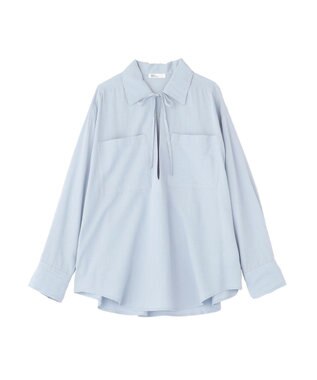 CRAFT STANDARD BOUTIQUE Vネックスキッパーシャツ Sax