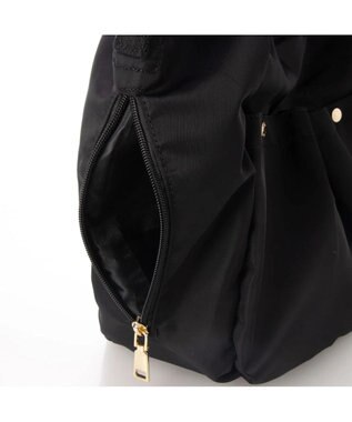 UNBILLION cachecache ナイロンマルチポケット2wayトート ブラック