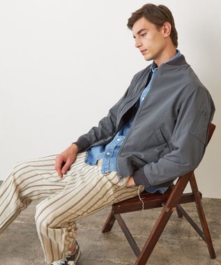 J.PRESS YORK STREET 【UNISEX】MA-1 ブルゾン グレー系