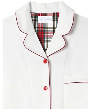 une nana cool 【綿100％】やわらかスムースパシャマ WH