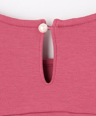 組曲 KIDS 【150-160cm】グログラン ワンピース ラズベリー系