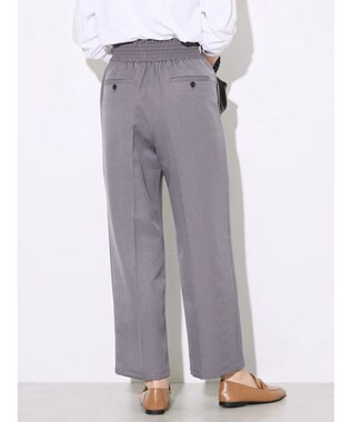 AMERICAN HOLIC ウエストイージーストレートパンツ Gray Mixture