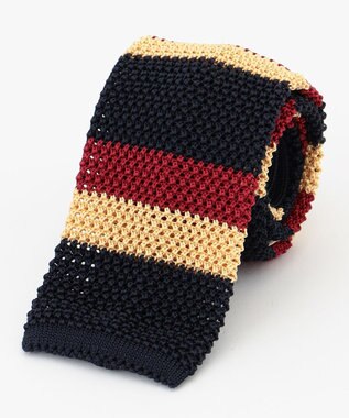 J.PRESS MEN レジメンタルニットタイ イエロー系2