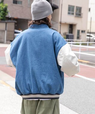 WEGO 【ユニセックス着用ITEM】デニムスタジャン デニム淡色