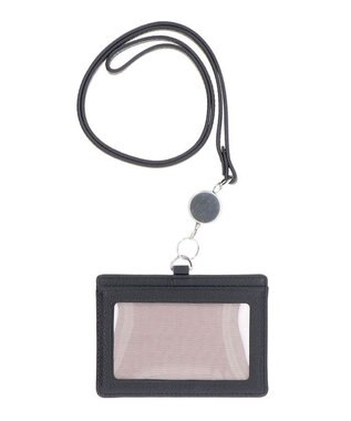 LANVIN en Bleu カリヨン リール付きIDケース ブラック