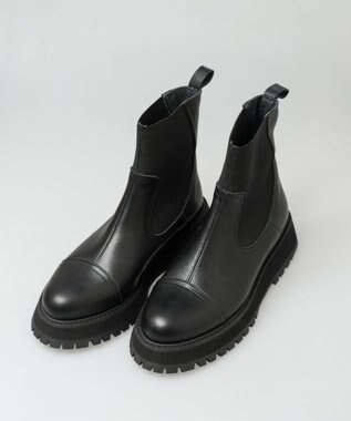 BONTRE 【BONTRE/ボントレ】センターシーム厚底ブーツ ブラック