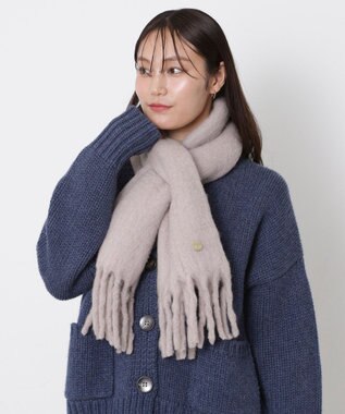 MOONBAT PAUL&JOE ACCESSOIRES(ポール&ジョー) ボリュームマフラー 無地 ライトグレー