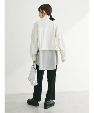 Green Parks ・ＥＬＥＮＣＡＲＥ　ＤＵＥ　スタンドナイロンブルゾン Ivory