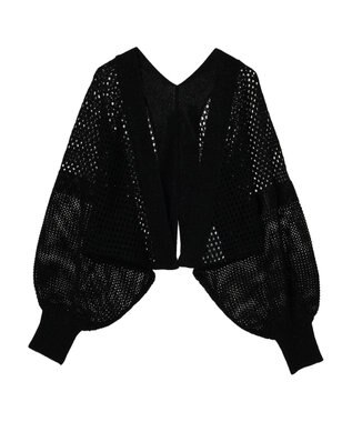 earth music&ecology メッシュボレロ Black