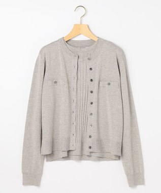 組曲 S ラメアンサンブル ニット グレージュ系