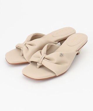 TOCCA CUSHION RIBBON SANDALS サンダル ベージュ系
