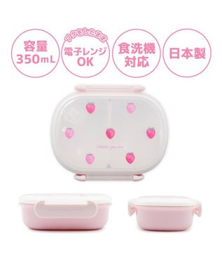 Mother garden マザーガーデン 野いちご お弁当箱 《レトロストロベリー柄》350mL レトロストロベリー柄