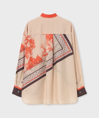 Paul Smith Travel Scarf スタンドカラー シャツ オレンジ