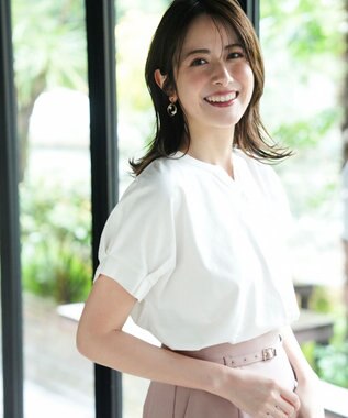 ANY SIS L 【美ライン大人T】裾タックゆる プルオーバー