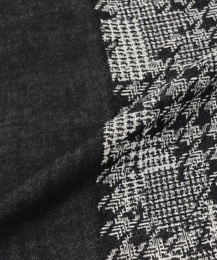 JOSEPH HOMME シルクカシミヤ　バッチワークストール ライトグレー系3