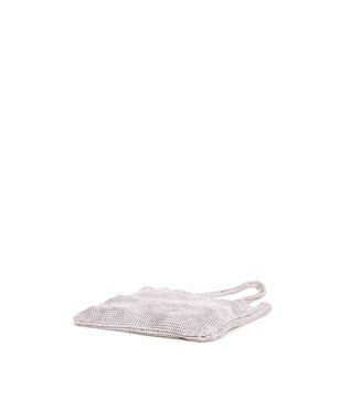 UNBILLION カシュカシュ cachecache / ラメ糸編みトートバッグ ピンク