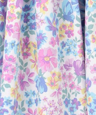 ANY KIDS 総柄 サマーワンピース エクリュ×花柄