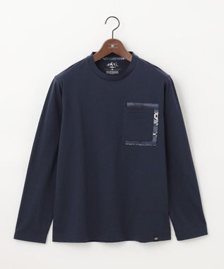 JOSEPH ABBOUD MOUNTAIN 【UNISEX】オーガニックコットン天竺 Tシャツ ネイビー系