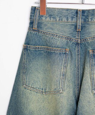 WEGO ヴィンテージウォッシュカーブデニムパンツ デニム