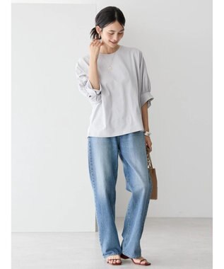 AMERICAN HOLIC 接触冷感ドルマンカットプルオーバー Light Gray