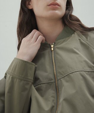 BEIGE， 【洗える】LOTUS / ライトショートブルゾン Khaki