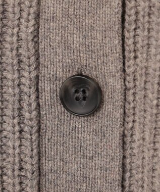 uncrave チャンキーニット カーディガン カーキグレー