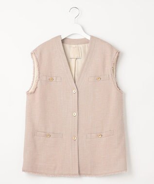 自由区 L 【セット可】ラミーブッチャー ショートジレ ピンク系