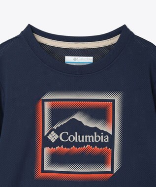 Columbia Columbia/ キッズアイテム/ テックトレイルユーティリティショートスリーブグラフィッククルー /コロンビア Collegiate Navy Dotty Landscape