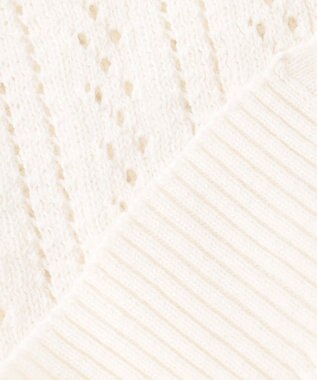 組曲 KIDS 【90-100cm】クラシック カーディガン オフホワイト系