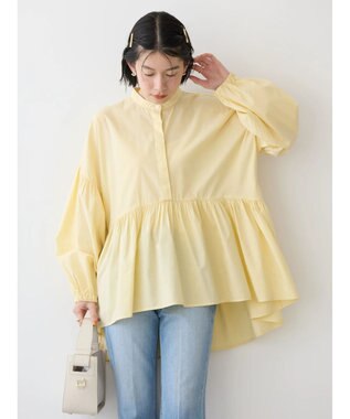 AMERICAN HOLIC サラックール／ＵＶカットティアードブラウス Light Yellow
