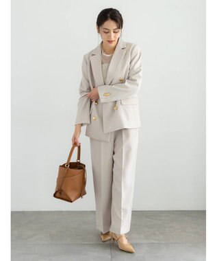 Te chichi 【セレモニーアイテム】2タックベアオールインワン（セットアップ可） ベージュ