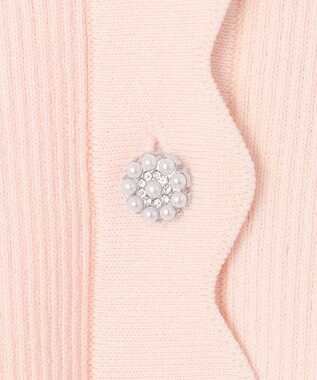 TOCCA ZIGZAG KNIT カーディガン ピンク系