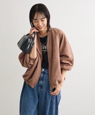 Green Parks キレイ目ロゴ長袖Ｔシャツ Black