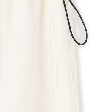 BEIGE， 【洗える・STORY 6月号掲載】RUE / ウエストゴムワイドストレートパンツ Meringue