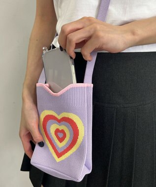 WEGO 総柄スマホショルダーポーチ