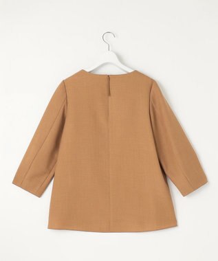 自由区 S 【セットアップ対応・洗える】ハニカムクロス  ブラウス ブラウン系