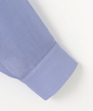 ANY SIS 【洗える】リネンライクシアーローン ブラウス ライトブルー