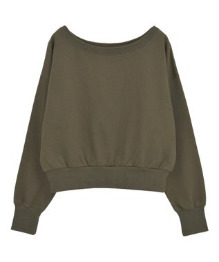 Green Parks オフショルスウェット Brown