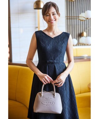 TOCCA 【洗える！】PONPON MUM ドレス ネイビー系