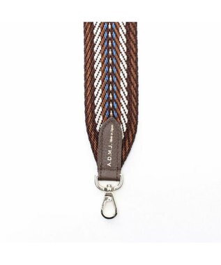 A.D.M.J. 【別売り】イタリアンテープショルダーストラップ(レギュラー/107cm) BROWN/BENIKESHI