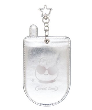 WEGO 【痛バ＆推し活グッズ】シャイニーガラケーカードホルダーキーホルダー ピンク