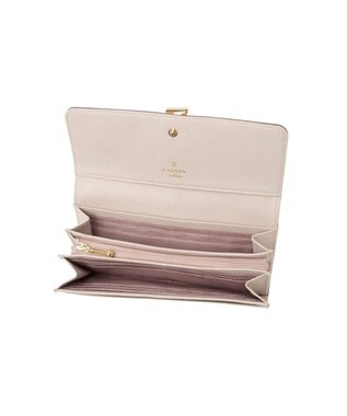 LANVIN en Bleu カルノ かぶせ長財布 ピンク