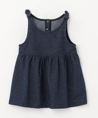 組曲 KIDS 【80-90cm】Tulips Shower  ジャンパースカート ベビーピンク系5