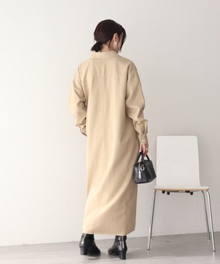 AMERICAN HOLIC 【先行予約】デニムシャツワンピース Beige