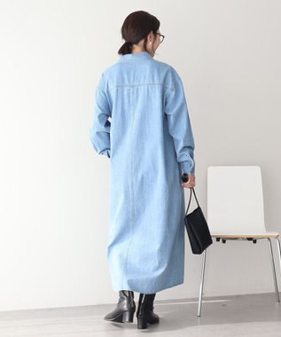AMERICAN HOLIC 【先行予約】デニムシャツワンピース Light Indigo